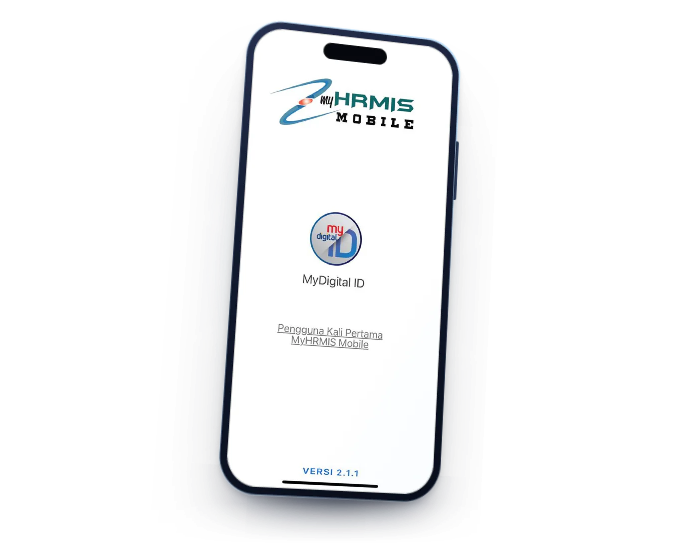 MyHRMIS Mobile sign-in screen on a phone